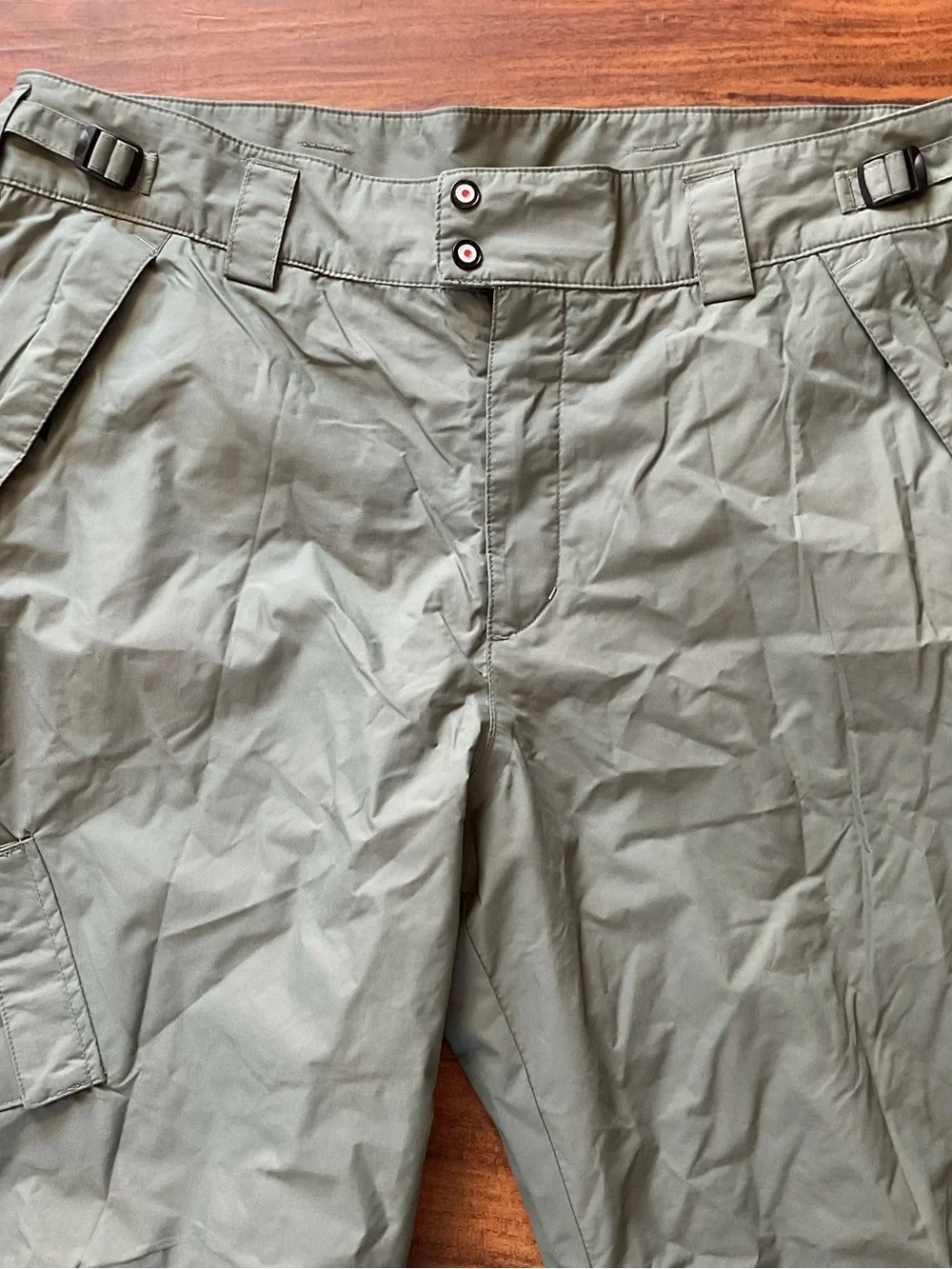 Columbia Titanium Omni-Tech Ski Pants XL Olive Green Waterproof Snowboard - Picture 2 of 4